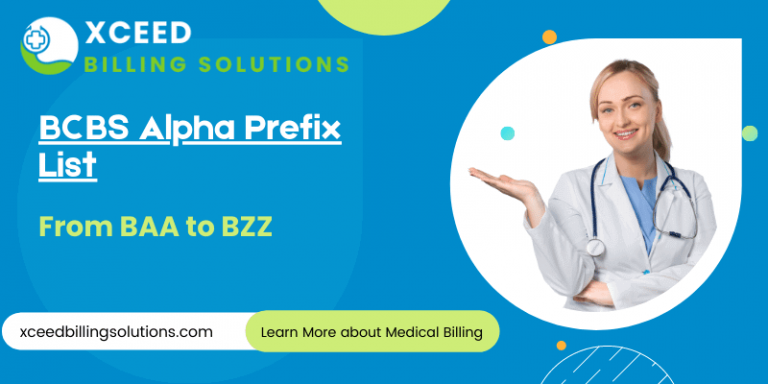 BCBS Alpha Prefix From BAA To BZZ Updated 2022 XceedBillingSolutions