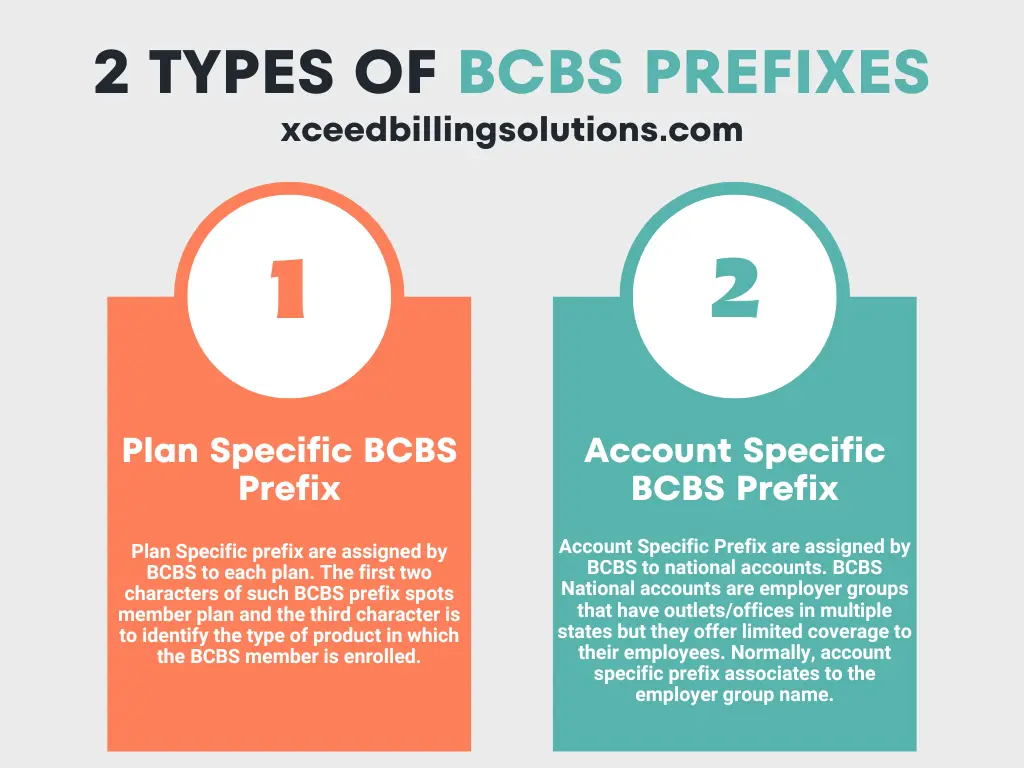 Types of BCBS Prefix